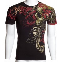 Xtreme Couture AFFLICTION Mens T-Shirt TELEPHUS Skul Tattoo Biker UFC